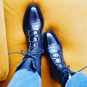 INCH2 Leather Brogue Boots